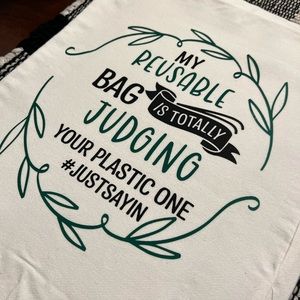 Reusable tote bag